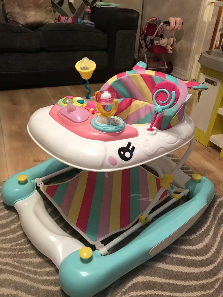 unicorn baby walker